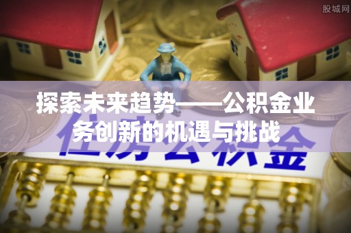 花莲探索未来趋势——公积金业务创新的机遇与挑战