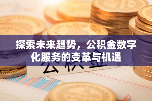 花莲探索未来趋势，公积金数字化服务的变革与机遇