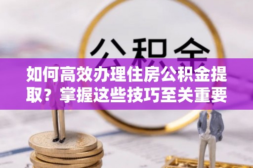 花莲如何高效办理住房公积金提取？掌握这些技巧至关重要