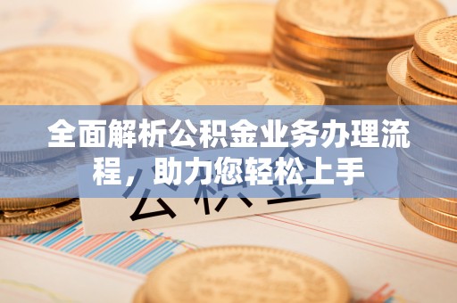 花莲全面解析公积金业务办理流程，助力您轻松上手