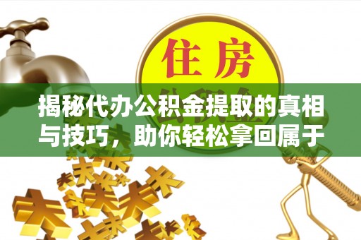 花莲揭秘代办公积金提取的真相与技巧，助你轻松拿回属于你的钱