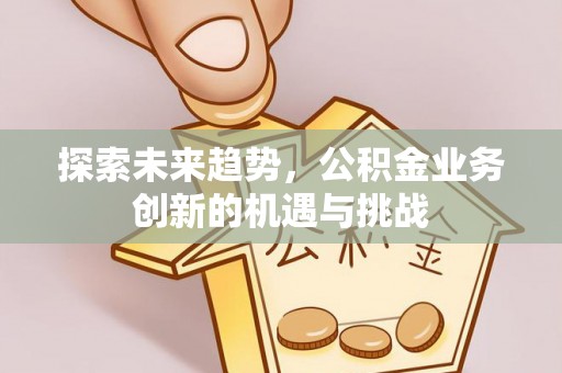 花莲探索未来趋势，公积金业务创新的机遇与挑战