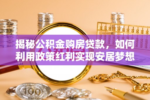 花莲揭秘公积金购房贷款，如何利用政策红利实现安居梦想