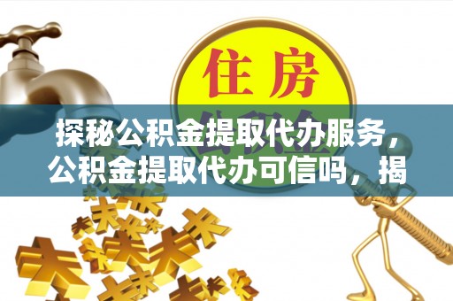 花莲探秘公积金提取代办服务，公积金提取代办可信吗，揭秘真相与选择指南