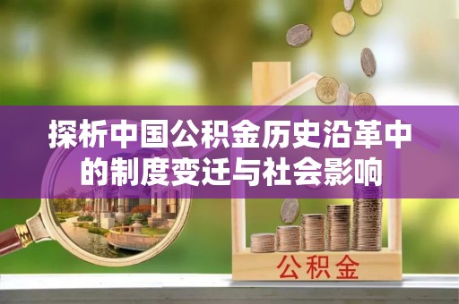 花莲探析中国公积金历史沿革中的制度变迁与社会影响