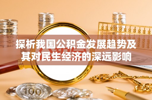 花莲探析我国公积金发展趋势及其对民生经济的深远影响