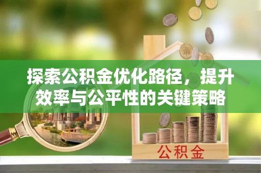 花莲探索公积金优化路径，提升效率与公平性的关键策略