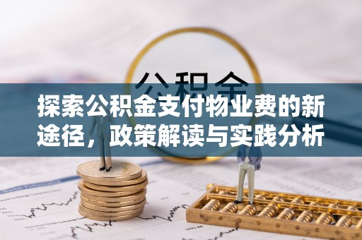 花莲探索公积金支付物业费的新途径，政策解读与实践分析