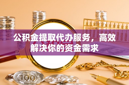 花莲公积金提取代办服务，高效解决你的资金需求