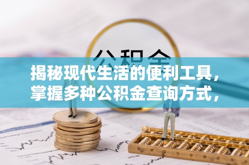 花莲揭秘现代生活的便利工具，掌握多种公积金查询方式，让财富管理更轻松