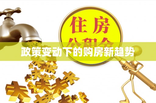 花莲政策变动下的购房新趋势