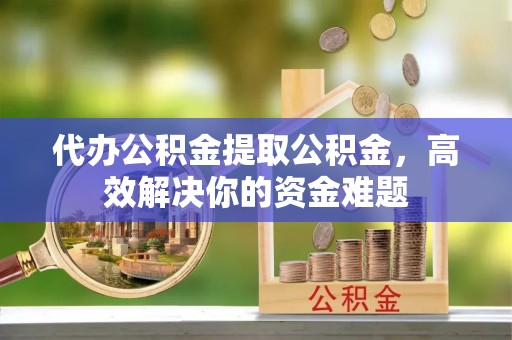 花莲代办公积金提取公积金，高效解决你的资金难题