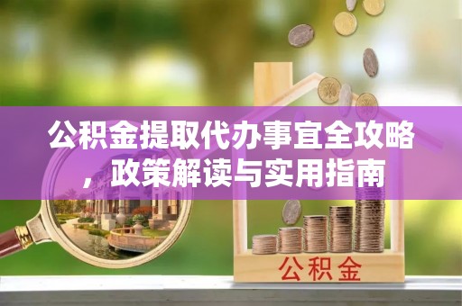 花莲公积金提取代办事宜全攻略，政策解读与实用指南