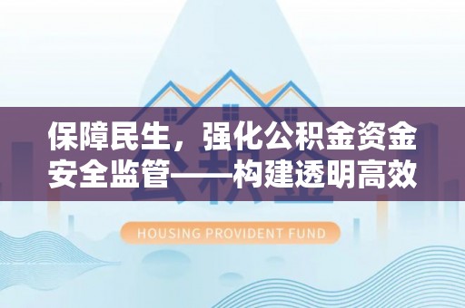 花莲保障民生，强化公积金资金安全监管——构建透明高效的管理体系