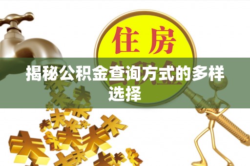 花莲揭秘公积金查询方式的多样选择