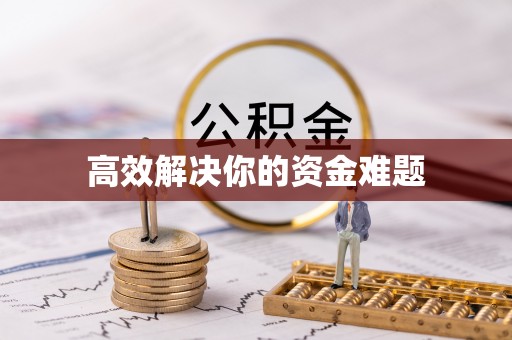 花莲高效解决你的资金难题