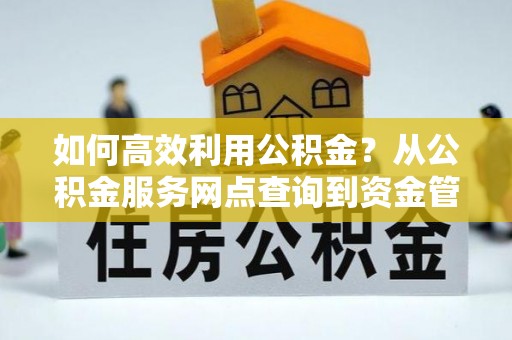 花莲如何高效利用公积金？从公积金服务网点查询到资金管理全攻略