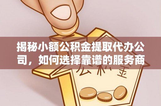 花莲揭秘小额公积金提取代办公司，如何选择靠谱的服务商？