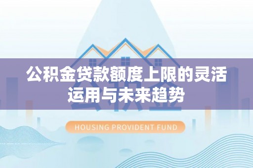 花莲公积金贷款额度上限的灵活运用与未来趋势